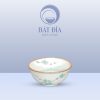 Bát Mắm Men Kem Hoa Đào Xanh