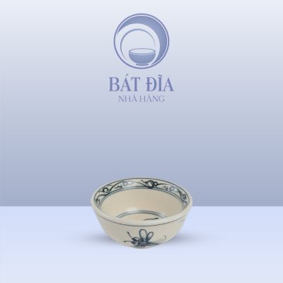 Bát Mắm Men Rạn Vẽ Chuồn Xanh