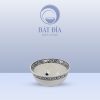 Bát Mắm Men Trắng Vẽ Hoa Dây