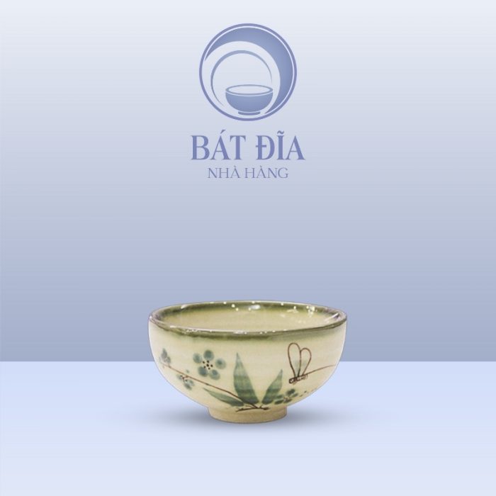 Bát Mắm Men Xanh Đào Chuồn