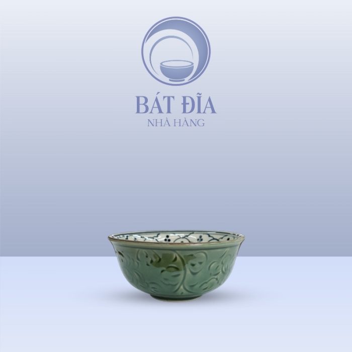 Bát Mắm Men Xanh Hoa Bèo