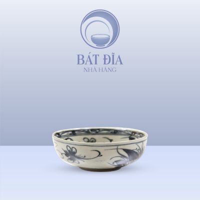 Bát Nhật Men Rạn Vẽ Chuồn Xanh