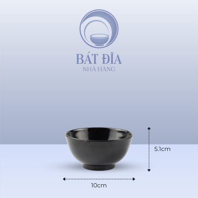 Kích Thước Bát Soup Melamine Đen