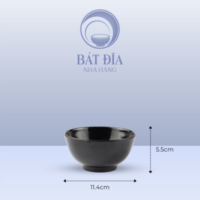 Kích Thước Bát Soup Melamine Đen