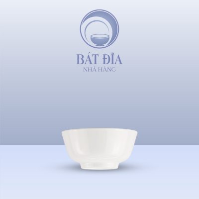 Bát Soup Melamine Trắng