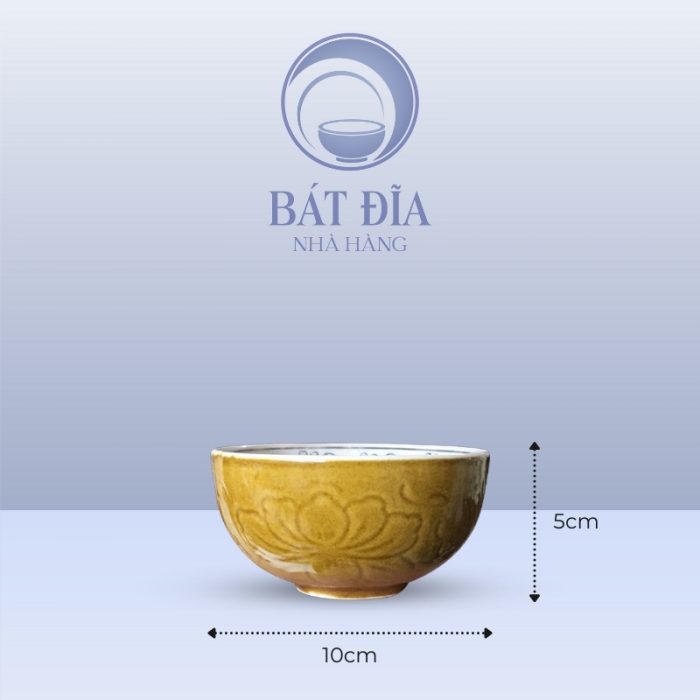 Kích Thước Bát Soup Men Nâu Cá Chép