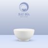 Bát Tròn Melamine Trắng