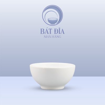 Bát Tròn Melamine Trắng