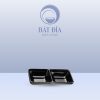 Bát Tương 2 Ngăn Melamine Đen