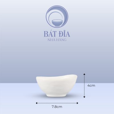 Kích Thước Bát Tương Melamine Trắng