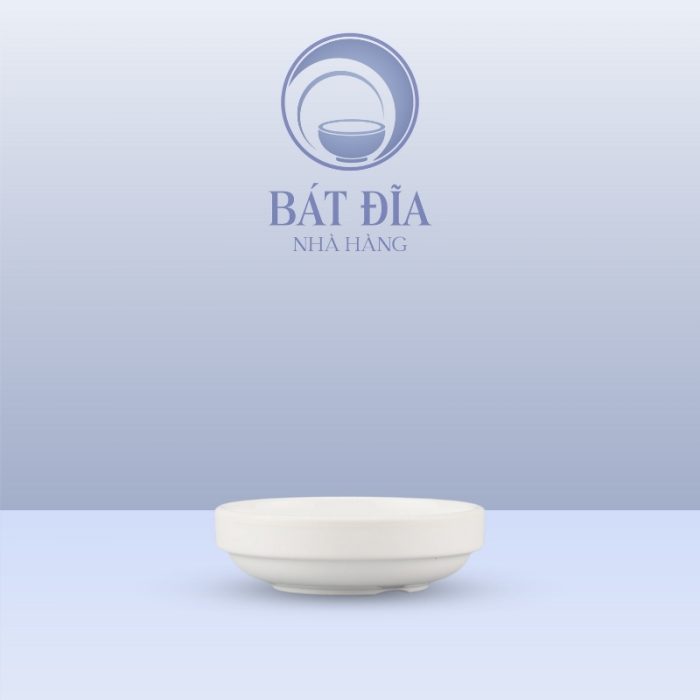 Bát Tương Có Khất Kiểu Hàn Melamine Trắng