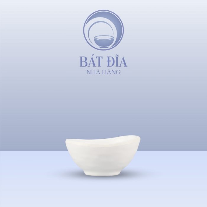 Bát Tương Melamine Trắng