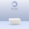 Bát Vuông Melamine Trắng