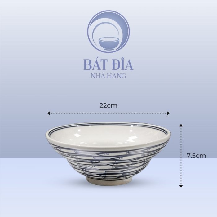 Bát Yêu Men Trắng Vẽ Cá Đàn