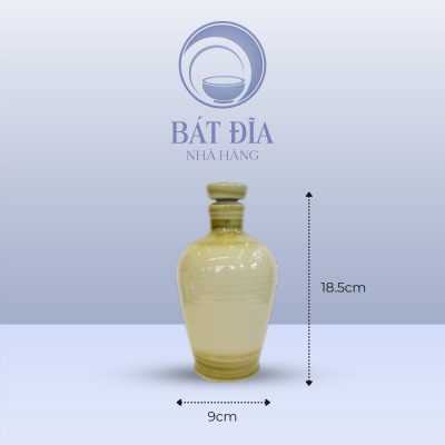 Bình Rượu Men Xanh Đào Chuồn