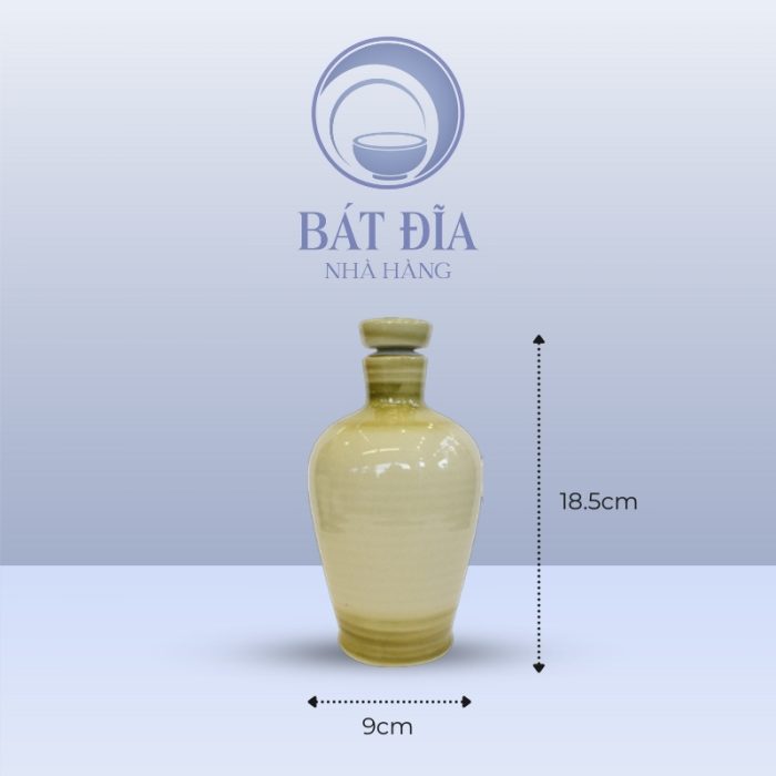 Bình Rượu Men Xanh Đào Chuồn
