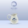 Bình Sữa Men Trắng Vẽ Sen Lam