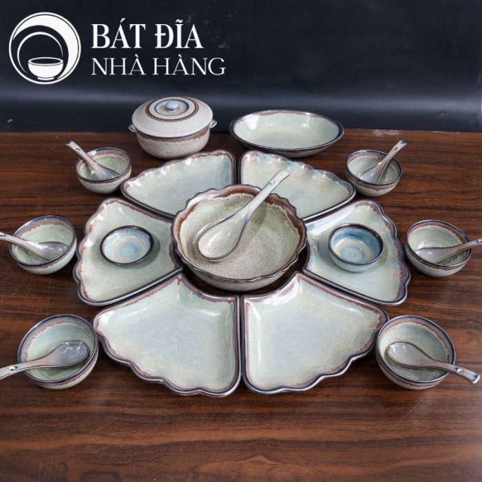 Bộ Bát Đĩa Men Thiên Hà