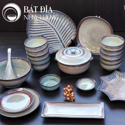 Bộ Bát Đĩa Men Thiên Hà