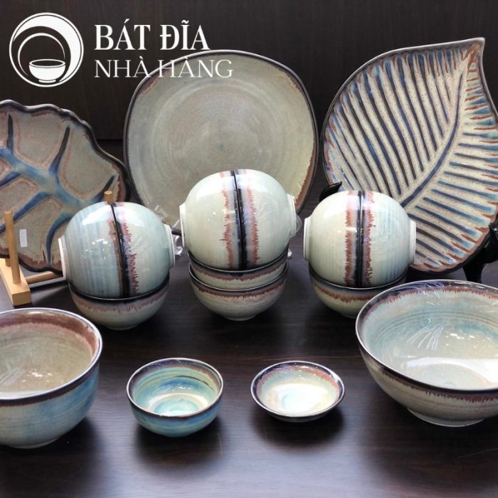 Bộ Bát Đĩa Men Thiên Hà