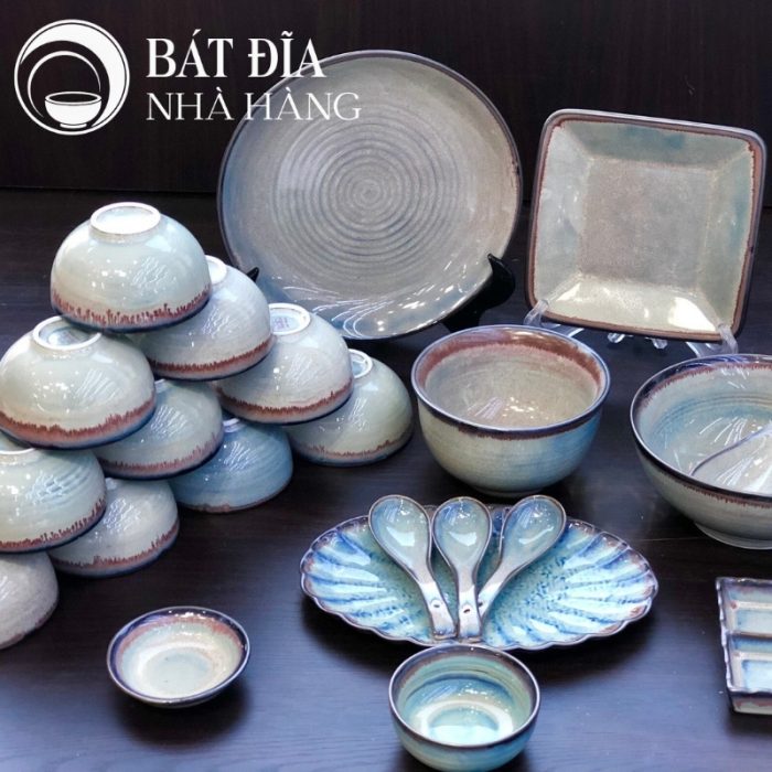 Bộ Bát Đĩa Men Thiên Hà