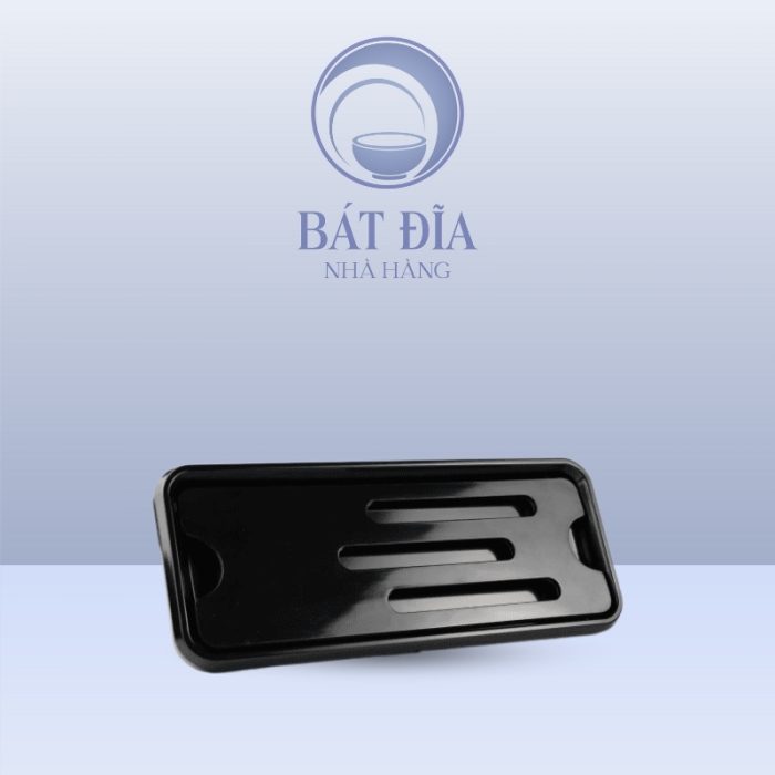 Bộ Khay Rau Melamine Đen
