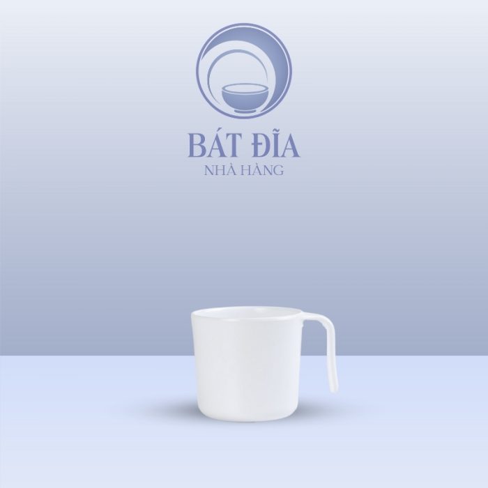 Ca Có Quai Melamine Trắng