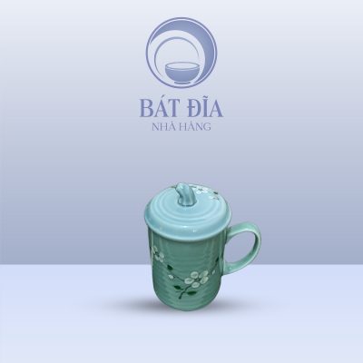 Ca Quai Men Lam Hoa Đào Trắng