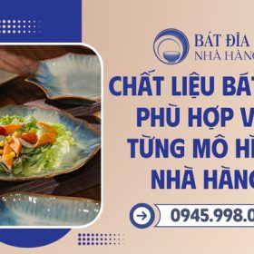 Chất liệu bát đĩa nhà hàng