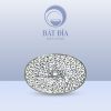 Đĩa Bầu Dục Men Xanh Hoa Bèo