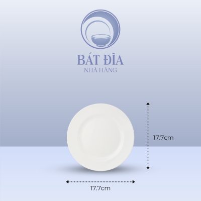 Kích Thước Đĩa Cạn Melamine Trắng