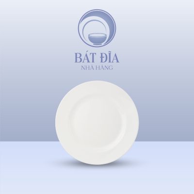 Đĩa Cạn Melamine Trắng