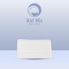 Đĩa Chữ Nhật Bo Góc Melamine Trắng
