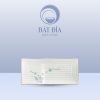 Đĩa Chữ Nhật Dài Men Kem Hoa Đào Xanh