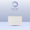 Đĩa Chữ Nhật Gân Ngang Melamine Trắng