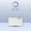 Đĩa Chữ Nhật Men Trắng Vẽ Sen Lam