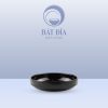 Đĩa Có Khất Kiểu Hàn Melamine Đen