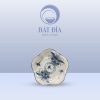 Đĩa Hoa Men Rạn Vẽ Chuồn Xanh
