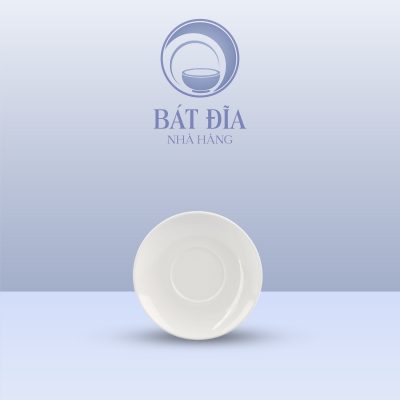 Đĩa Lót Ca Dày Melamine Trắng