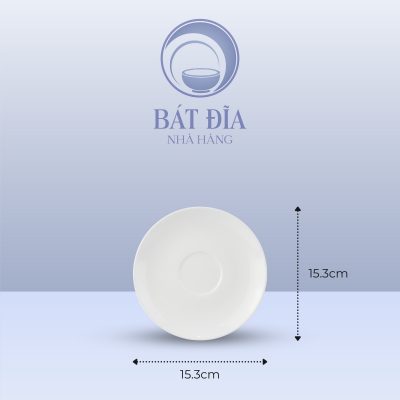 Kích Thước Đĩa Lót Chén Melamine Trắng