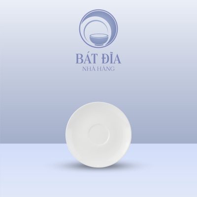 Đĩa Lót Chén Melamine Trắng