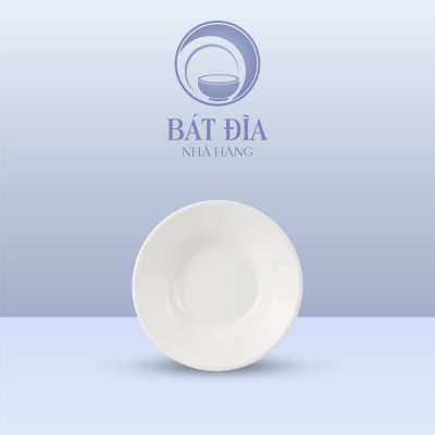 Đĩa Sâu Melamine Trắng