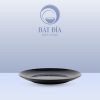 Đĩa Tròn Ảo Melamine Đen