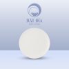 Đĩa Tròn Ảo Melamine Trắng
