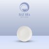 Đĩa Tròn Melamine Trắng