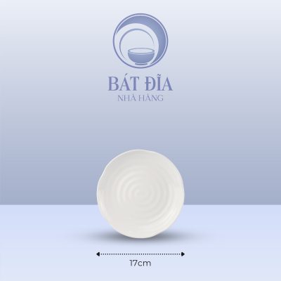 Kích Thước Đĩa Tròn Melamine Trắng