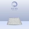 Đĩa Vuông Men Xanh Hoa Bèo