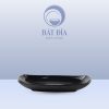 Đĩa Xuồng Melamine Đen