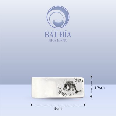 Kích Thước Gác Đũa Thìa Men Nâu Cá Chép