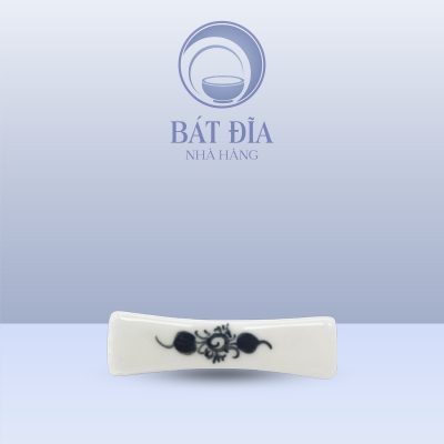 Gác Đũa Nhỏ Men Trắng Vẽ Hoa Dây